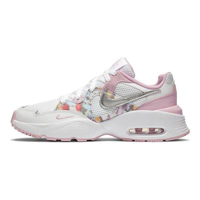 Air Max Fusion Синтетическая кожа Ретро Сетка Низкий верх Детские кроссовки для бега Детские кроссовки для бега Розовый Белый CN8568-100