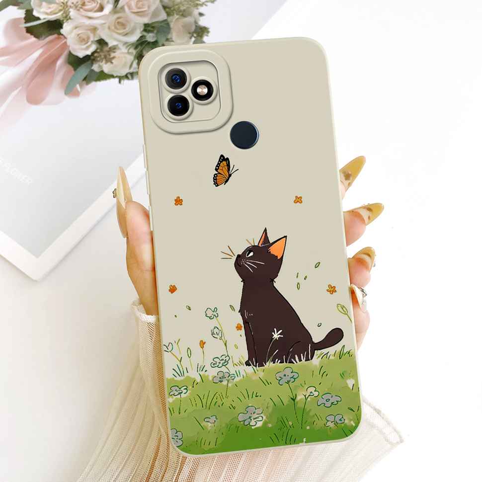 Cover For ITEL P36 2020 Case Cute Cat Butterfly Soft Silicone Phone Protective Shell For ITEL P 36 P36 Cases ITELP36 Coque