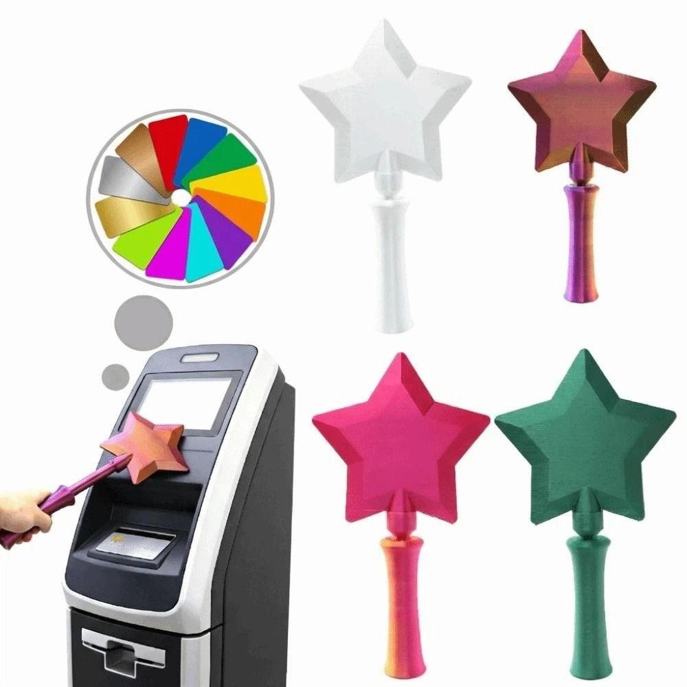 Creative Contactless Payment Sleeve Portable Star Magic Wand Holder  Gift for Girls