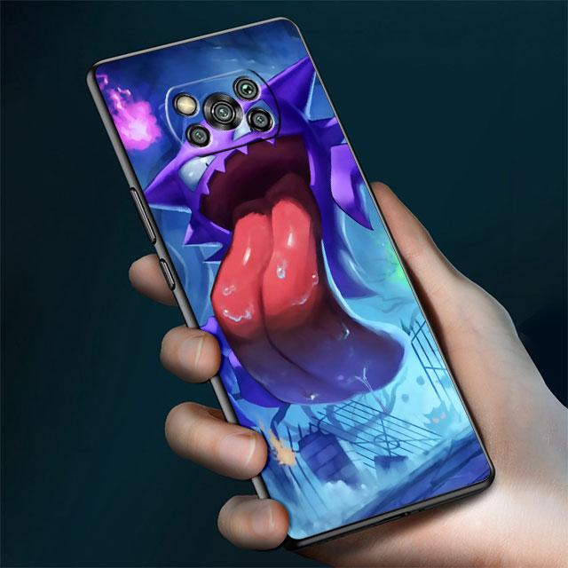 Чехол для Xiaomi Poco X3 Pro X4 NFC F4 GT F3 M5 M4 5G M3 11 Lite 11T 10T 9T черный силиконовый чехол для телефона Gengar Pokemon Cool