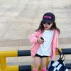 Fashion Letter Children Baseball Cap Embroidery Boys Girls Hip Hop Snapback Hat Summer Adjustable Kids Solid Color Peaked Caps