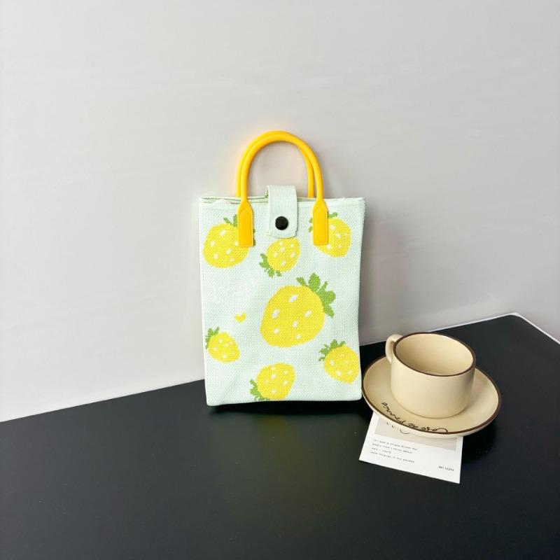 Премиальный стиль, сумка для мобильного телефона большой вместимости, вязаная сумка, нишевая, универсальная, на плечо, мессенджер, мультяшная, модная, дамская сумочка