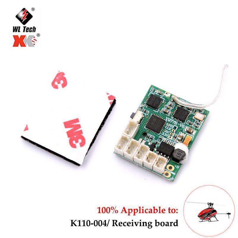 Wltoys XK K110S RC Helicopter Blades Gear Metal Tail Motor Rotor Head Canopy ESC Receiver Board Servo Main Shaft Screws Parts