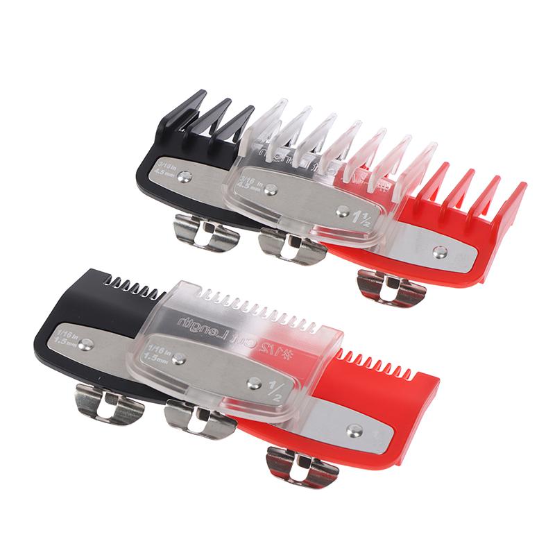 2Pcs Hair Clipper Guide Comb Cutting Limit Combs Standard Guards Attach Parts