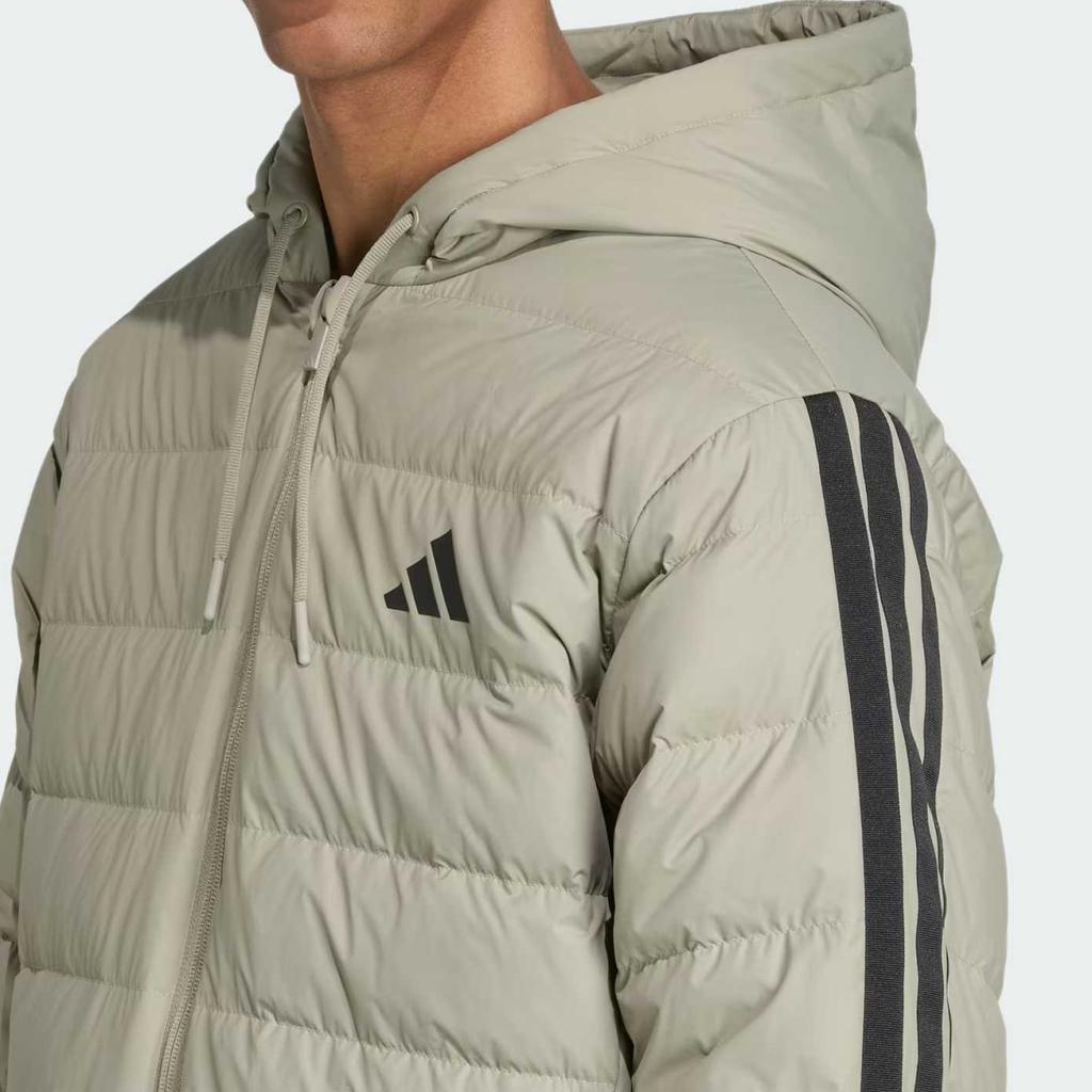 adidas Бесплатная доставка С AdiClub Essentials Climawarm Парка с капюшоном и 3 полосками Легкий пуховик JM4062