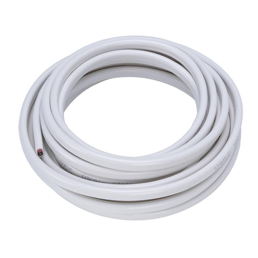 Морской провод 12 калибра Высокочистый медный провод OFC 20 футов 12 AWG 2 жилы Изолированный Многожильный ПВХ Лодочный Электрический провод 600 В