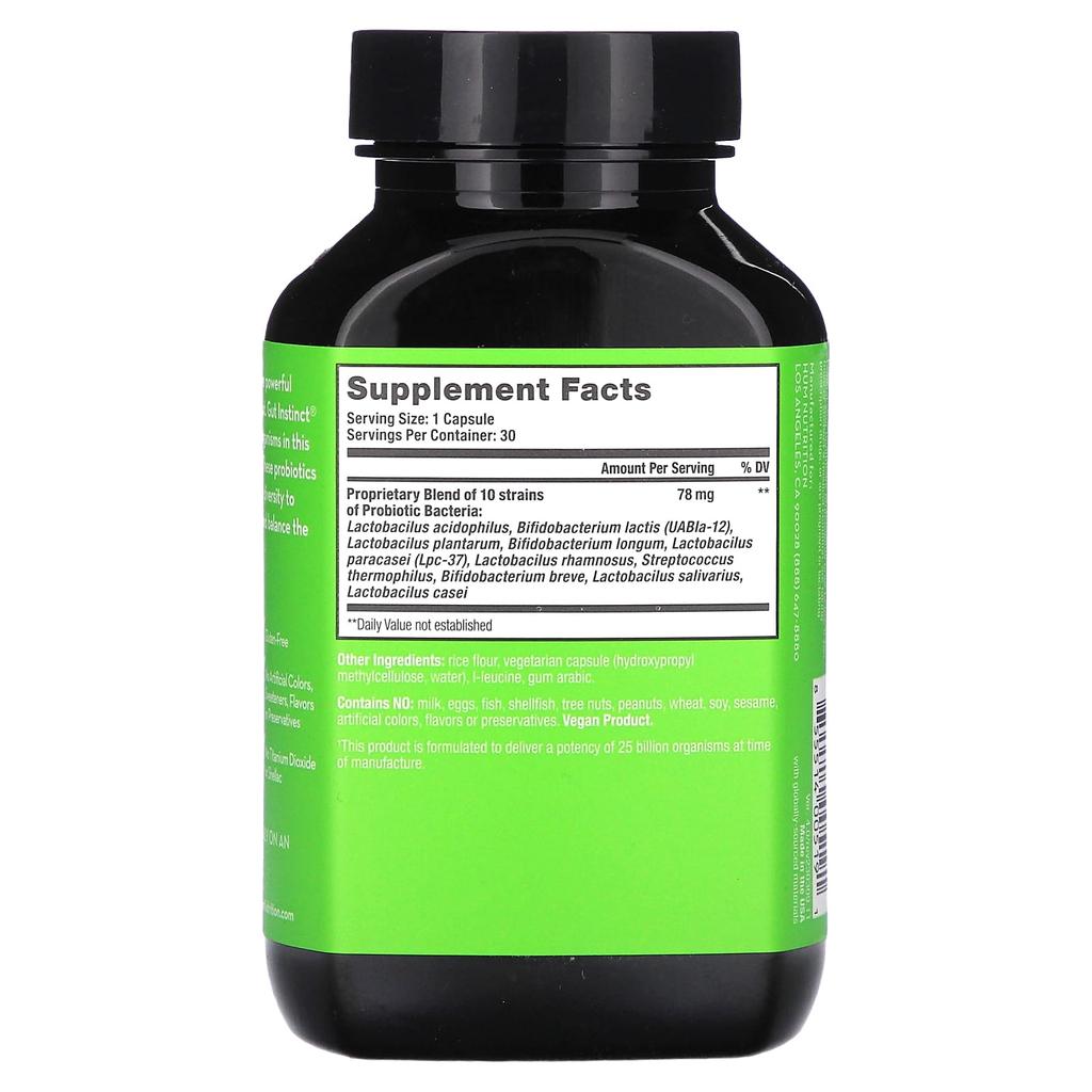 Gut Instinct, 30 Veggie Caps