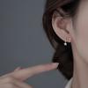 Screw Screw Star Zircon Stud Earrings Female Ear Hole Millennial Babes Light Luxury Niche Cold Wind Spring Star Earrings