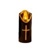 Resuable Christian Cross Candles Waterproof Realistic Flame Candles  Church Use