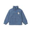 New MLB Velvet Jackets Unisex Blue 31JPF3061-07U