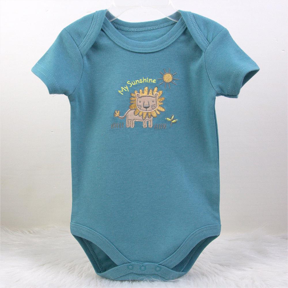 Боди для новорожденных из хлопка с треугольными чашечками для ползания