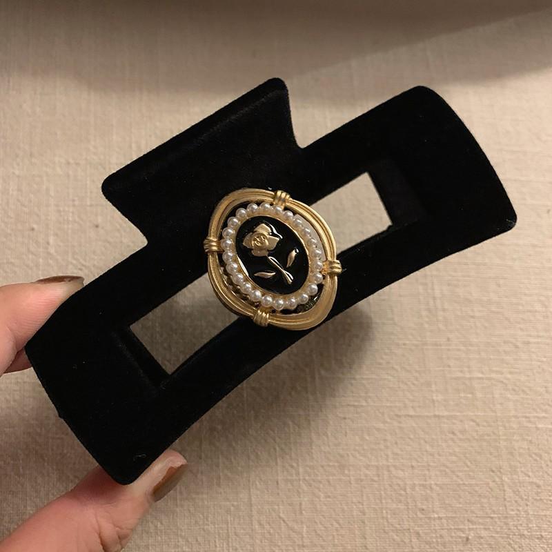 Французская роза кольцо для волос: Женская декоративная резинка для волос, аксессуар для пучка