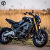 Мотоциклетные зеркала заднего вида на руль Ромбовидные для YAMAHA MT09 MT03 YZF R1 R6 R7 Синее стекло HD Мотоаксессуары