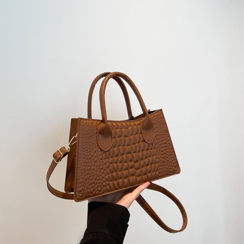 Текстура ретро-дизайн крокодиловый узор сумка модный темперамент простая сумка через плечо маленькая квадратная сумка