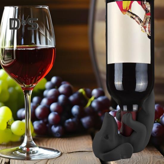 Такса держатель для бутылки вина PLA собака фигурка пивная бутылка дисплей стенд органайзер стойка для дома кухня бар обеденный стол украшение рабочего стола