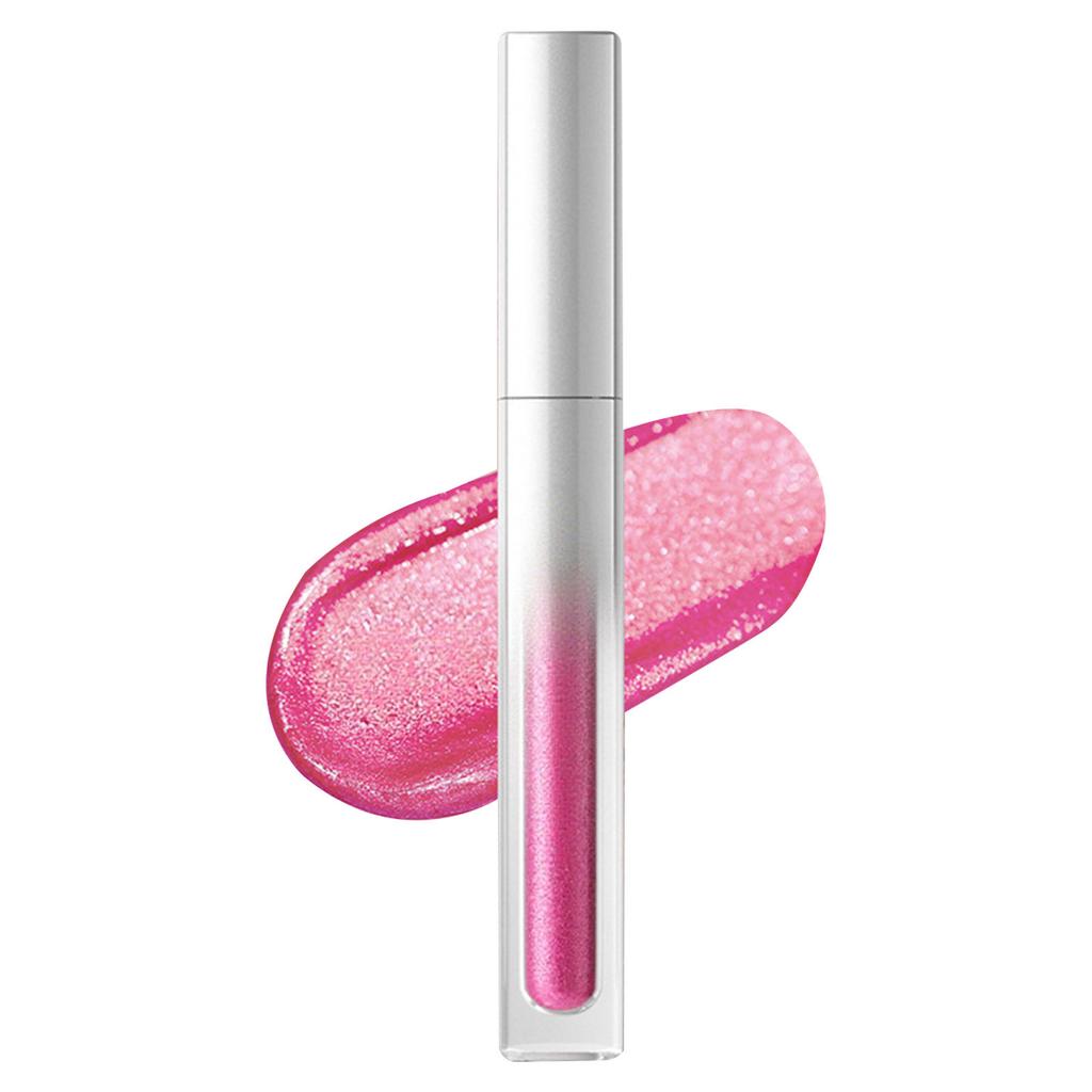 Women's 2-in-1 Pearlescent Glitter Lip Gloss and Liquid Eyeshadow Set | Long Lasting Waterproof Shimmer Makeup for Lips and Eyes