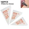 Puntos Baking Tool Disposable 100pcs Pastry Bags Icing Piping Fondant Cake Cream Tip S