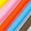 With Metal Clasp Springs Keyring Stretchy Stretchy Spiral Spring Coil  Luggage Tags