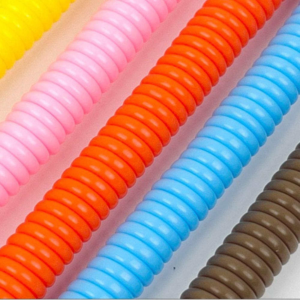 With Metal Clasp Springs Keyring Stretchy Stretchy Spiral Spring Coil Luggage Tags