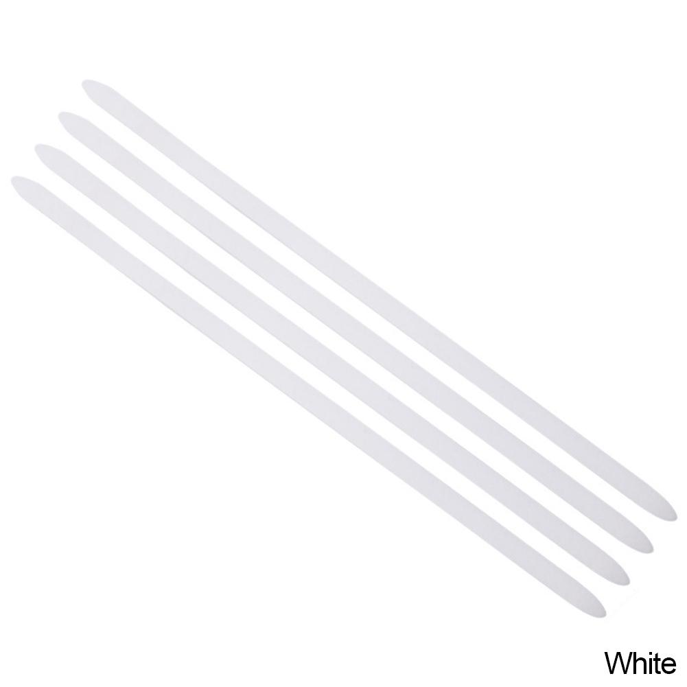 Универсальные защитные полоски для края двери автомобиля, защитная пленка для зеркала заднего вида, резиновая защита переднего и заднего бампера, защита от царапин, белая