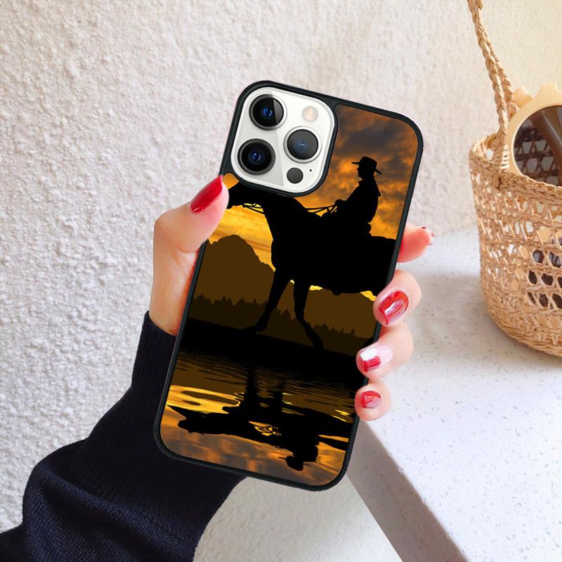 Чехол для телефона 'Экстремальный спорт Родео Ковбой' для iPhone 17 Air 16 15 14 12 13 PLUS 11 PRO MAX Задняя крышка Fundas Shell