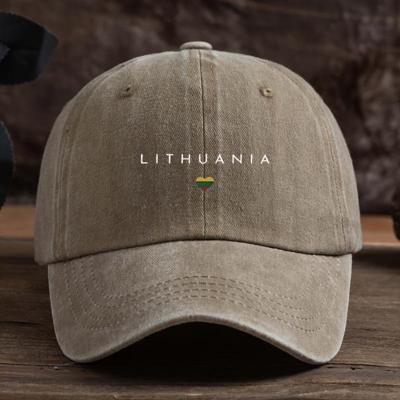 A Stylish And Versatile Baseball Cap with Interesting Letter Prints Perfect for UnisexS Outdoor Wear