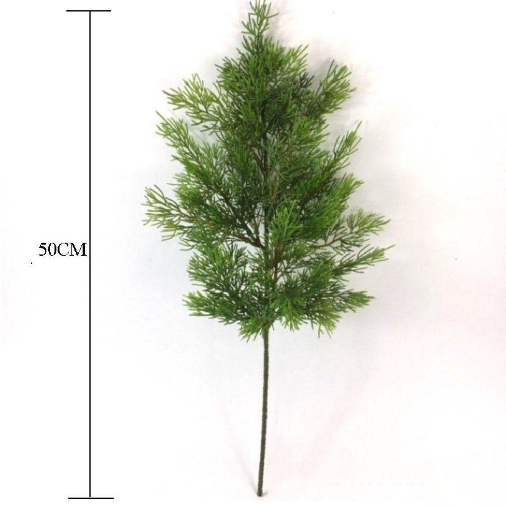 Accessories Home Decor Xmas Pines Cypress Leaf Artificial Plant Pine Needle Leaves Leaves Branch