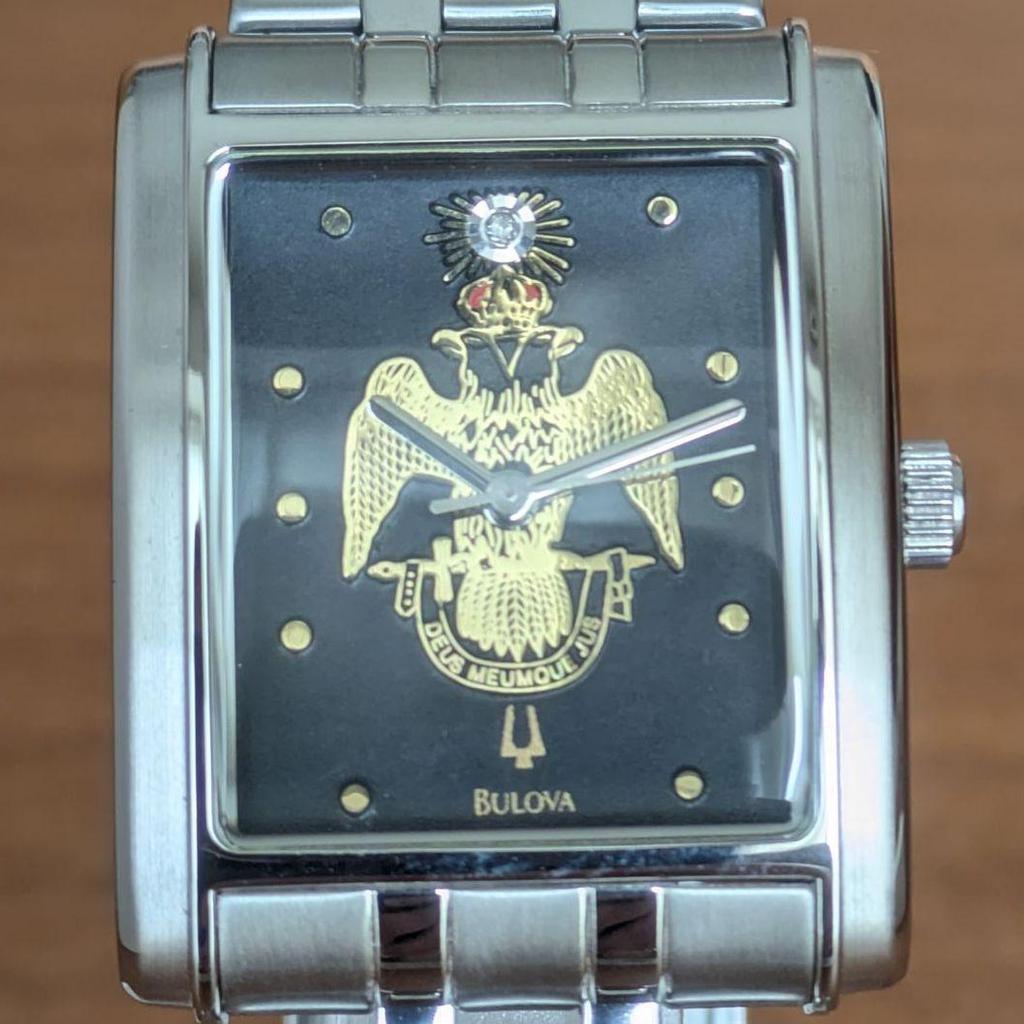 Б/у [Неиспользованный/Залежалый товар] Bulova Freemason Scottish Rite Кварцевые в хорошем состоянии