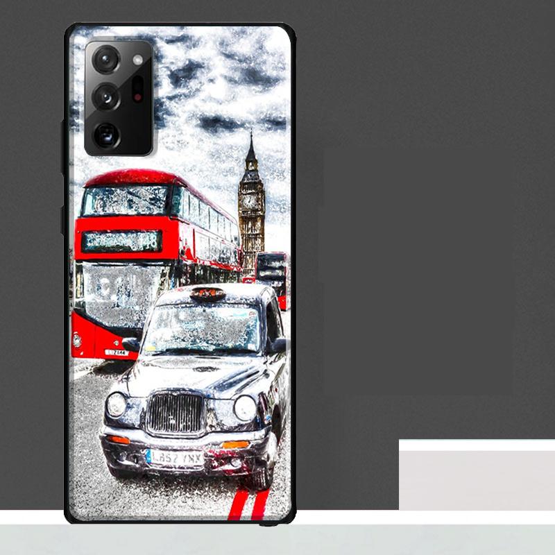 Ретро Зимний Снежный Лондон Чехол Для Samsung Galaxy S23 S24 S25 Ultra S9 S10 S20 S21 S22 Plus S23 FE S25 FE Чехол Для Телефона