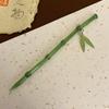 Bamboo Leaf Chopstick Hairpin Chinese Style Hair Clip Simple Hair Stick  for Women
