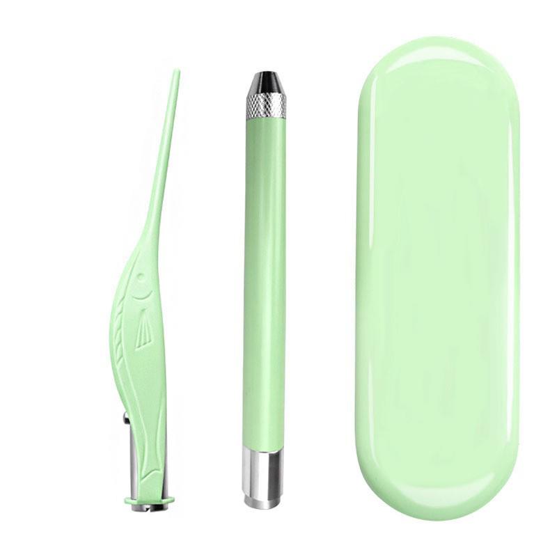 Перезаряжаемый набор светящихся ушных ложек для детей: Ухочистка и назальный зажим с подсветкой