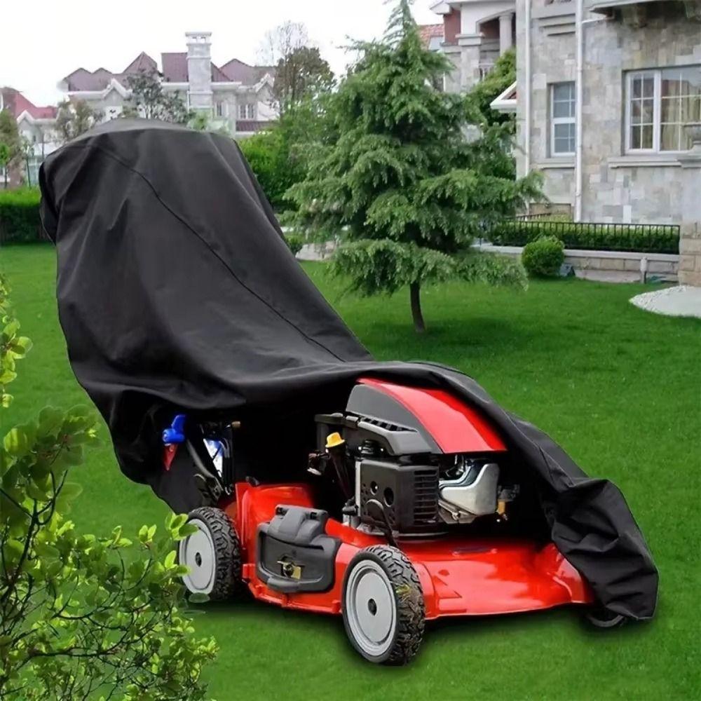 Oxford Cloth Push-type Lawn Mower Cover Waterproof Heavy-duty Mower Cover Snow Blower