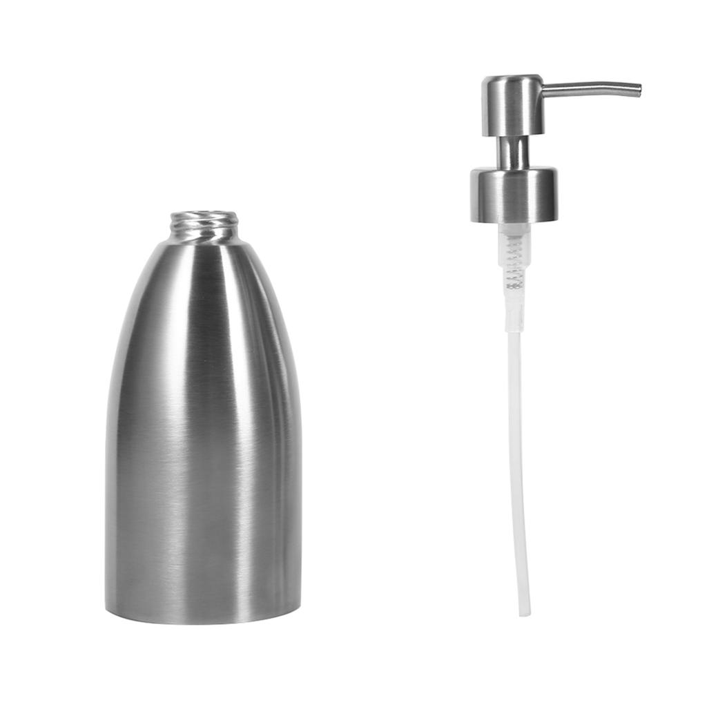 500ml Stainless Steel Soap Dispenser Kitchen Sink Faucet Bathroom Shampoo Box Soap Container