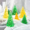 3D Форма для Рождественской елки из Силикона и Смолы DIY Держатель для Украшений Свечи Форма для Эпоксидной Смолы DIY Ручная Работа Декор для Свечи