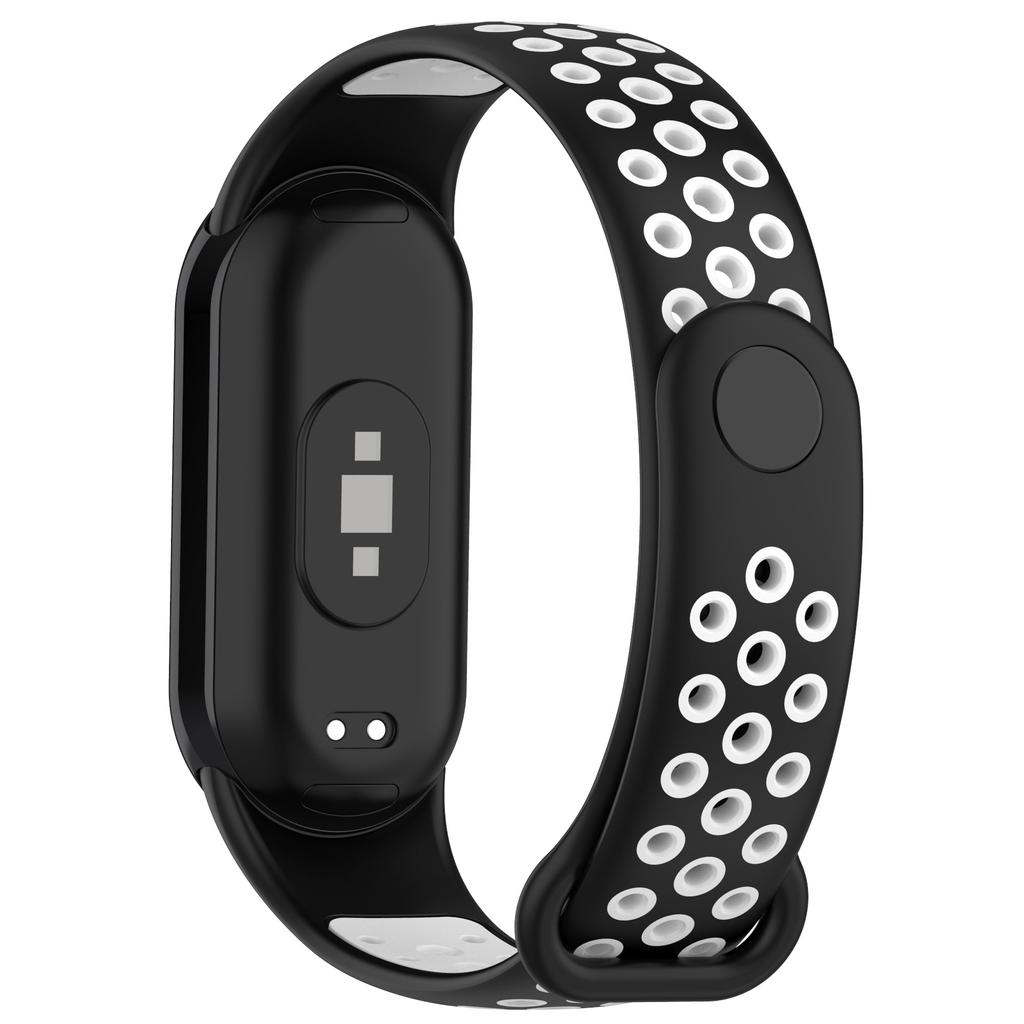Для Xiaomi Smart Band 9 NFC/Band 9/Band 8 NFC/Band 8 Силиконовый ремешок для часов с силиконовым соединителем