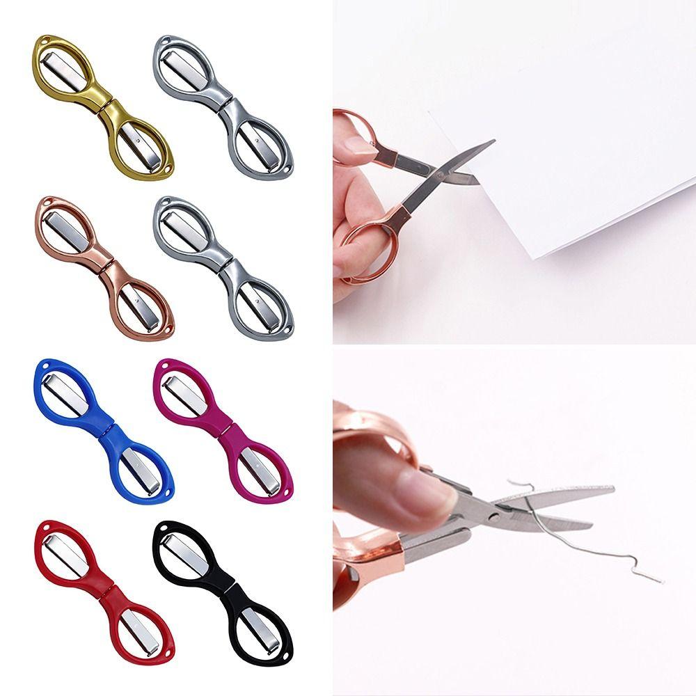 Portable Folding Scissors Folding Sewing Scissors High Quality Needlework Scissors School Office