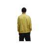 Y-3 Logo Solid Color Loose Fit Long Sleeve Cotton Crewneck Sweatshirt Men Sweatshirt Yellow IP7696