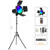 RGB LED Video Lamp Camera Video Light Fill Lamp Continuous Light Selfie Light Photography Studio Lamp for Video Shooting YouTube
