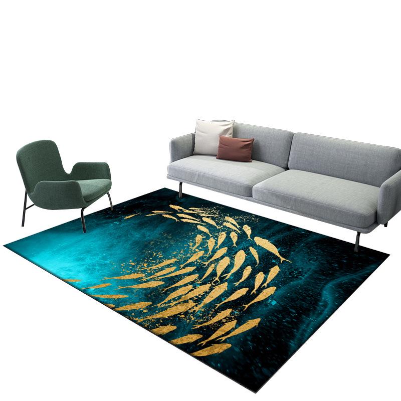 Custom Luxury Printed Carpet for Living Room or Bedroom