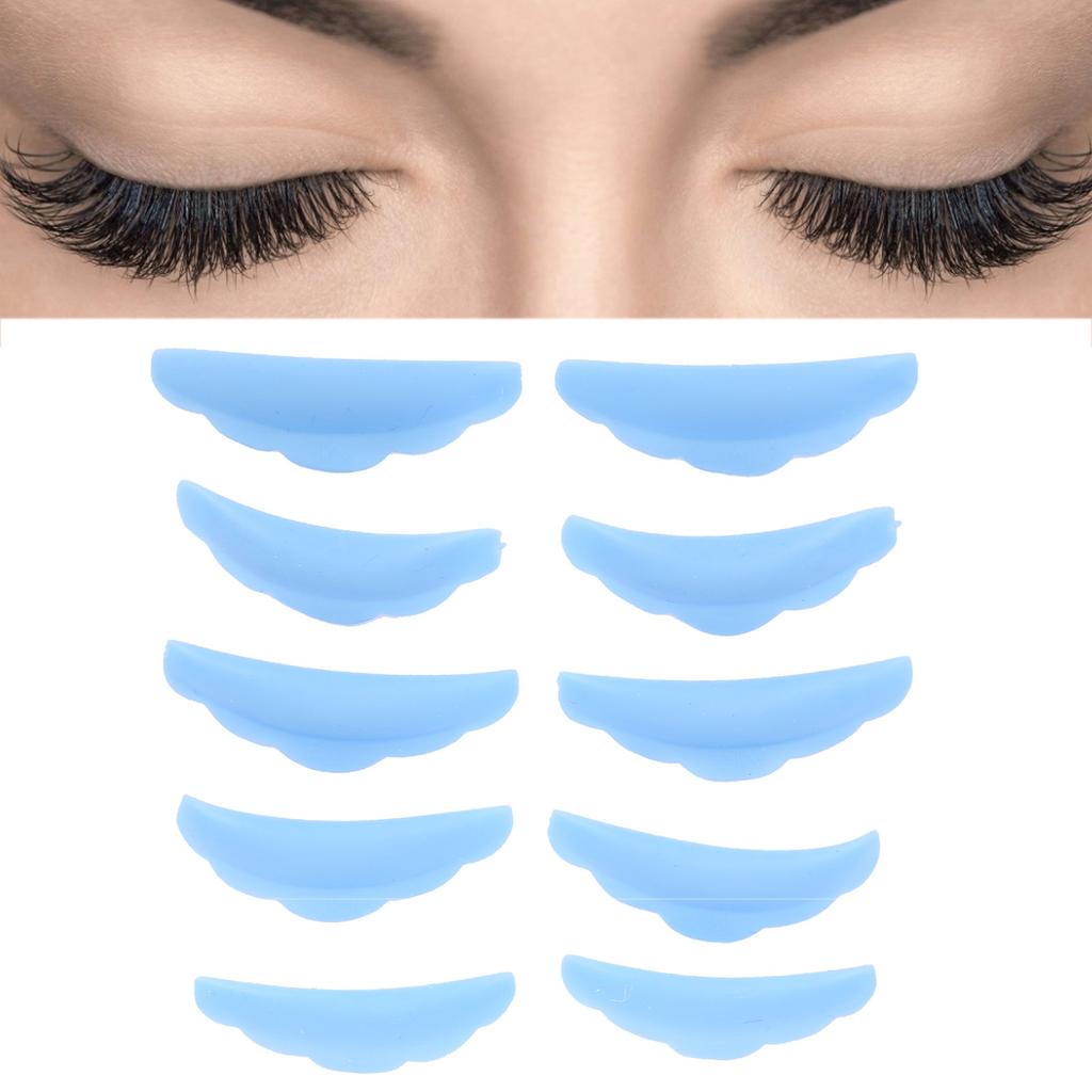 5 Pairs Silicone Eyelash Perming Pad Eyelashes Lift Pads Professional Eyelashes Curler Tool