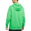 Nike Спортивная клубная флисовая толстовка с капюшоном с большим логотипом, мужские топы, травянисто-зеленый BV2974-362