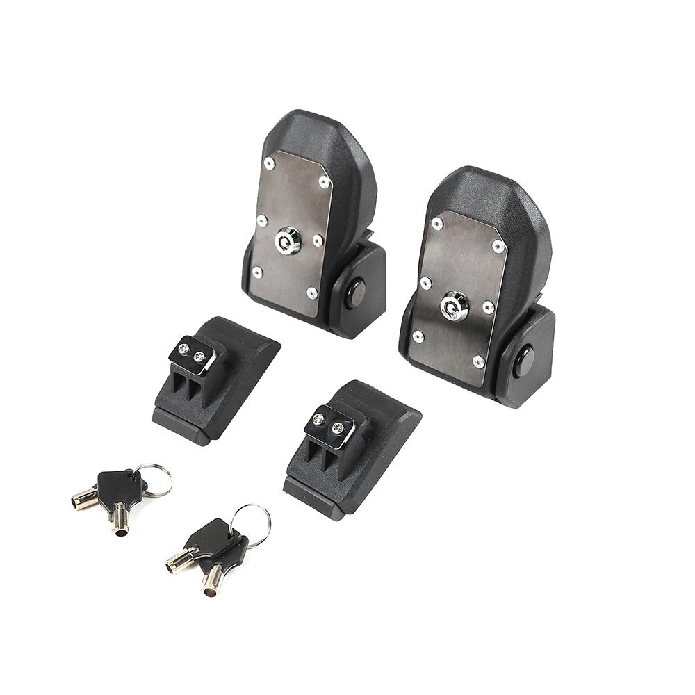 Car Hood Latches with Lock Hood Catch Kit for Jeep Wrangler JL & Gladiator JT 2018 Up Exterior Accessories