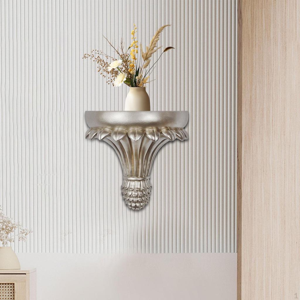 Wall Hanging Shelf Decoration 3D Decorative Background Versatile Living Room Easy Installation