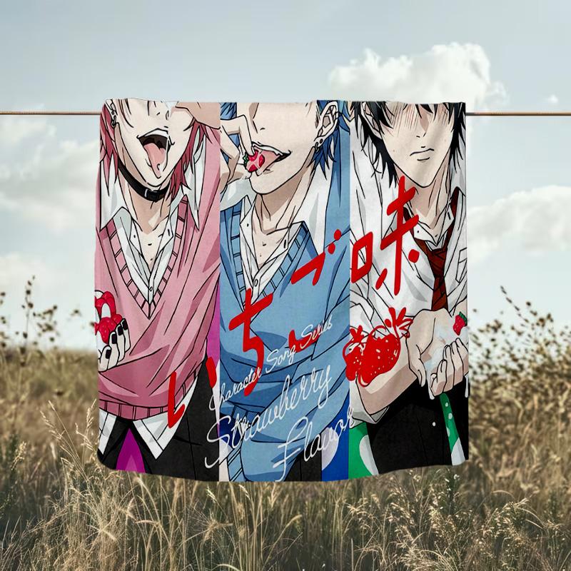1PC Ayato Yuri Blanket Flannel Throw for Sofa, Indoor, Camping, Living Room, Office, Chair, And Bed Soft Birthday Christmas Gift
