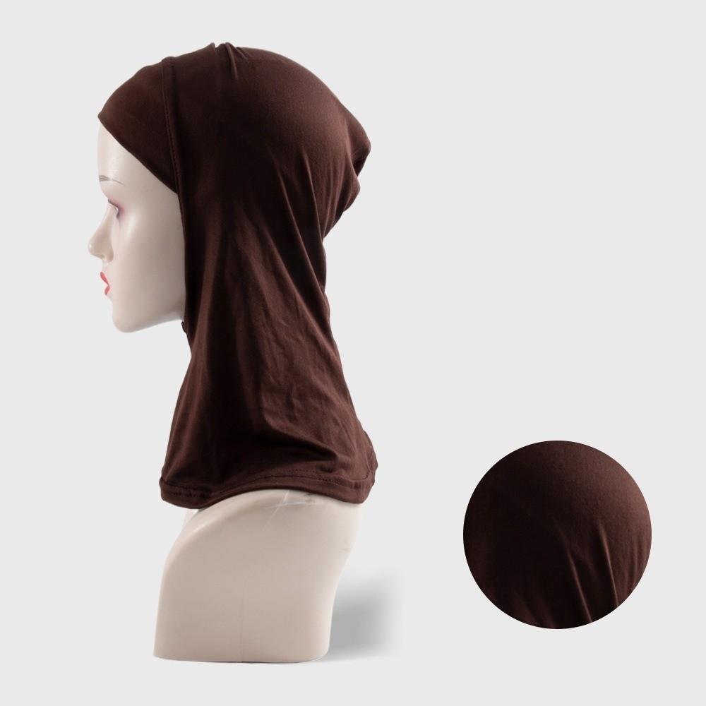 Modal Cotton Hijab Cap High Elasticity Muslim Bonnet Turban Style Headcover Muslim Women