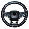 Diamond Inlaid Steering Wheel Cover for Women - Stylish Car Interior Accessory