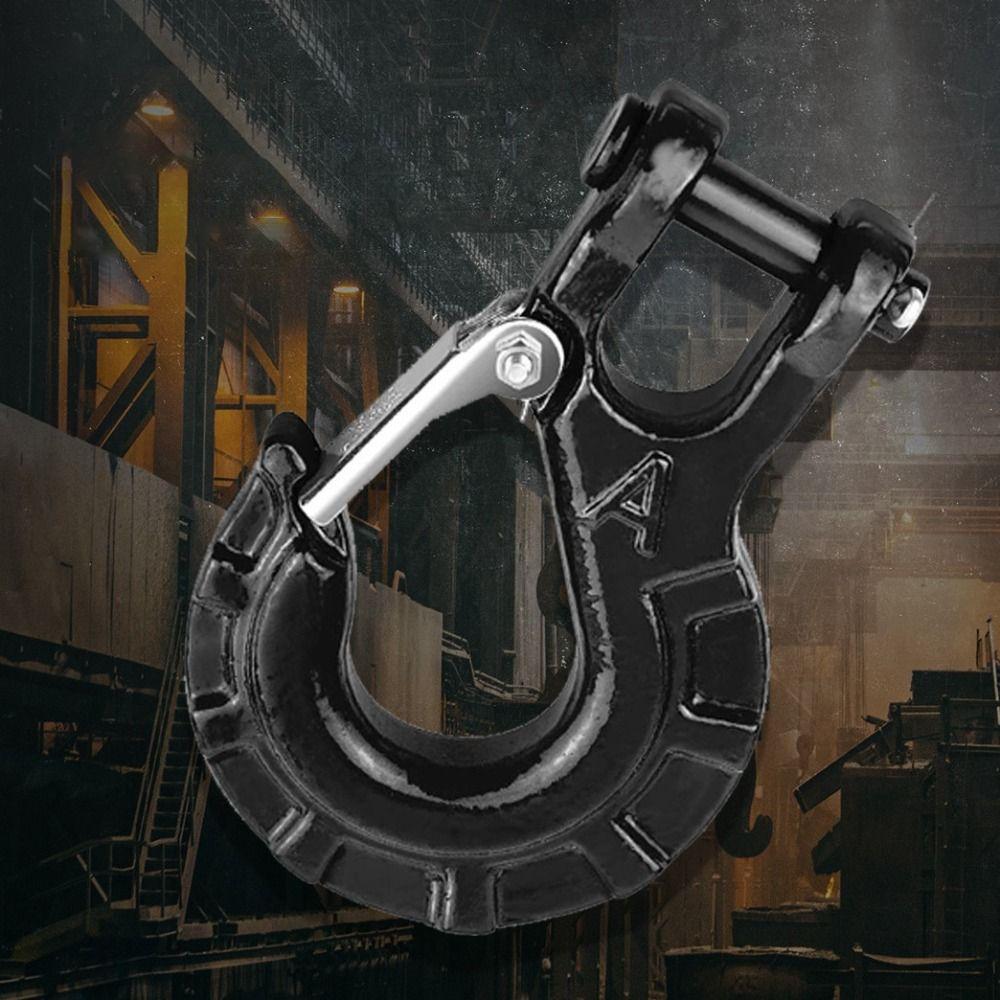 Автомобильный спасательный крюк для лебедки из цинкового сплава, крюк для прицепа, уличный крюк для трактора UTV