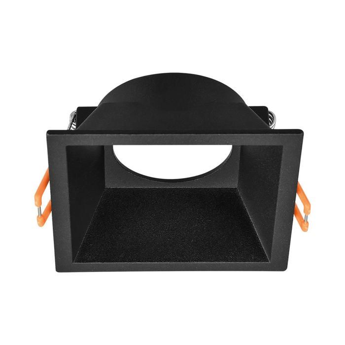 Support de spot Tetra S2 carré noir MR16 GU10/GU5.3