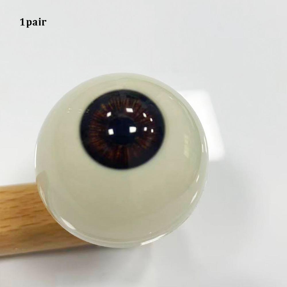 1pair 20mm Acrylic Fake Eyes Eyeballs 10 Styles DIY Doll Making Crafts For BJD Doll