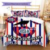 SAN LORENZO Pattern Bedding Set Quilt Cover Pillowcase Home Decor Gift (1 * duvet cover + 2 * pillowcase, without core)
